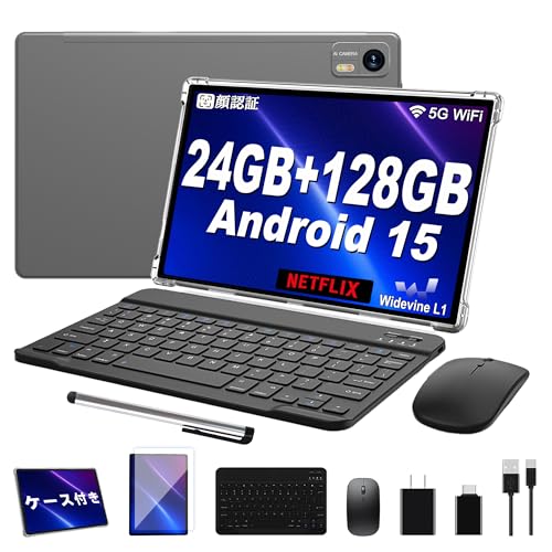 タブレット Android 15　10インチ wi-fi6 24GB+128GB Amazon.co.jp: 2025新登場·Android 15 タブレット - タブレット 10